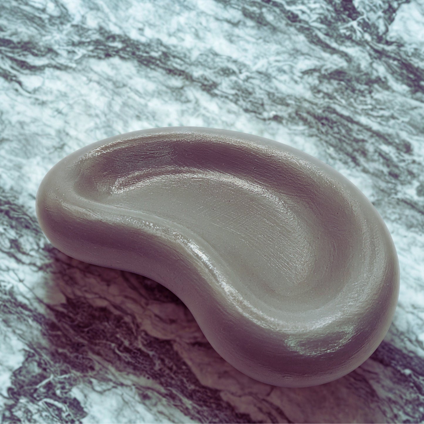 jellybean key bowl on a marble surface