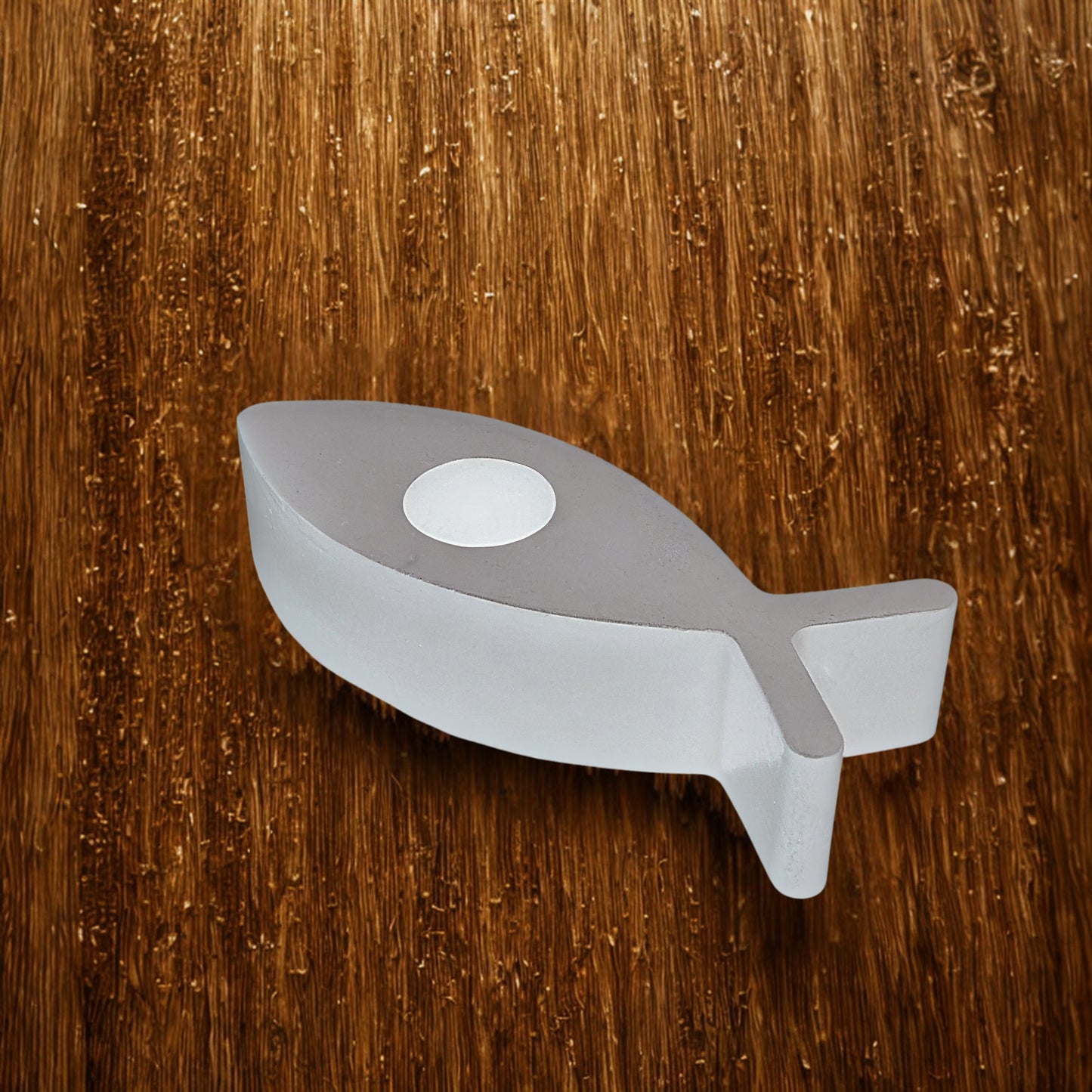 candle holder on a wooden surface