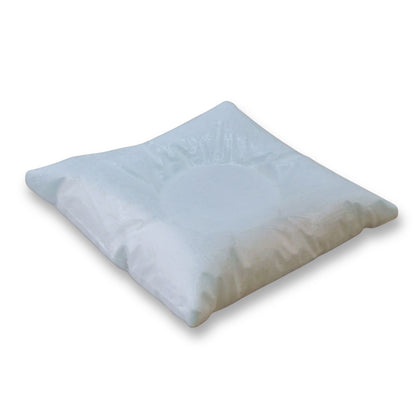 White pillow on a white background